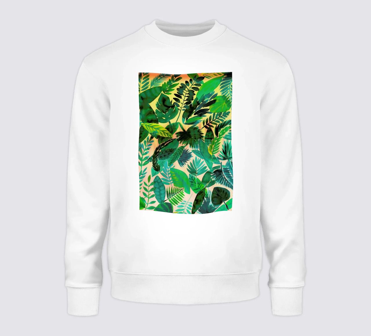 Jungle Leaf felpa da Amy Sia