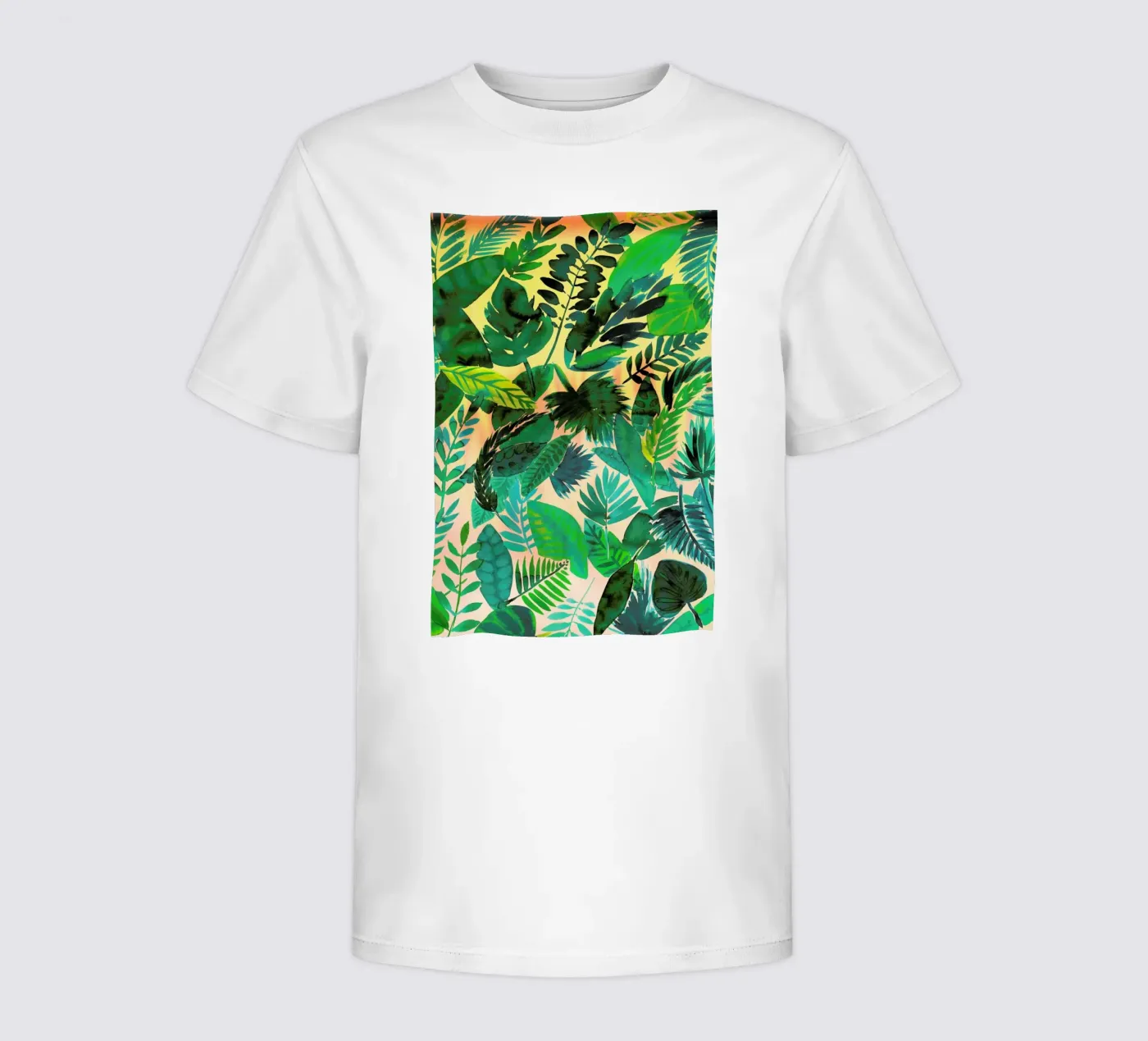 Jungle Leaf kinder t-shirt van Amy Sia