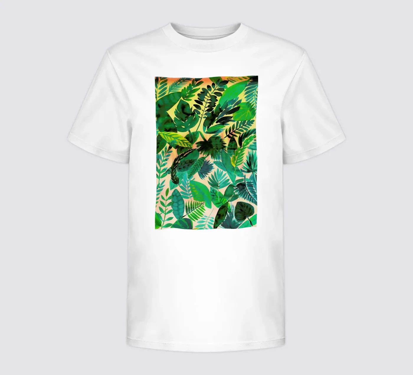 Jungle Leaf kinder t-shirt van Amy Sia