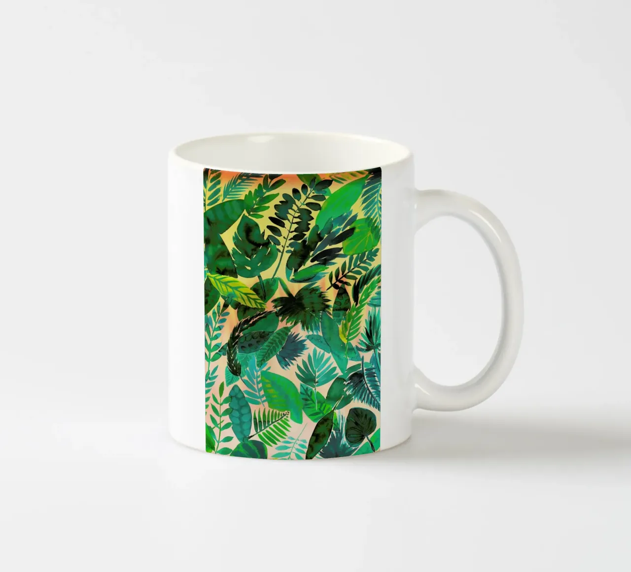 Jungle Leaf tazza in ceramica da Amy Sia