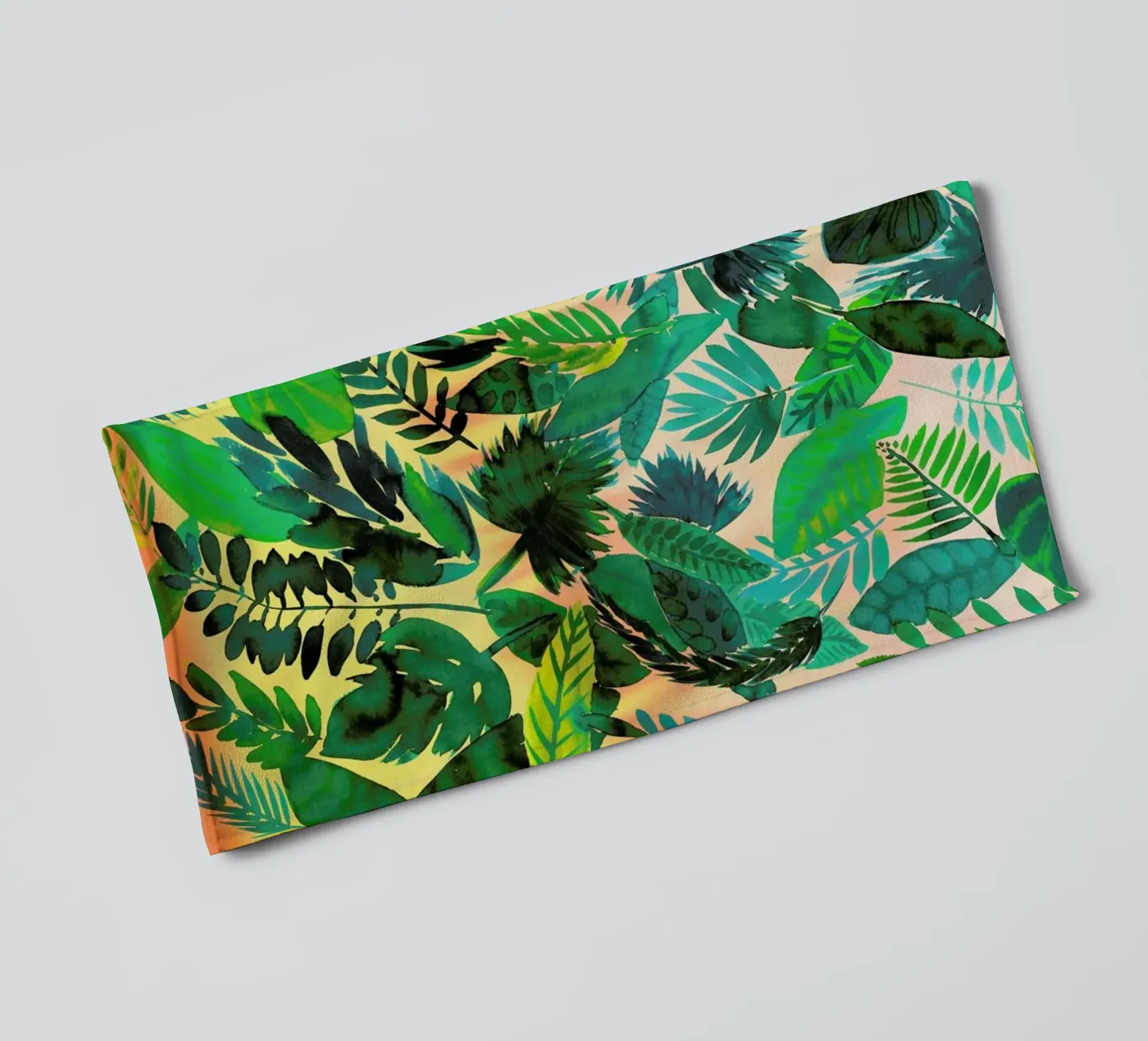 Jungle Leaf towel by Amy Sia