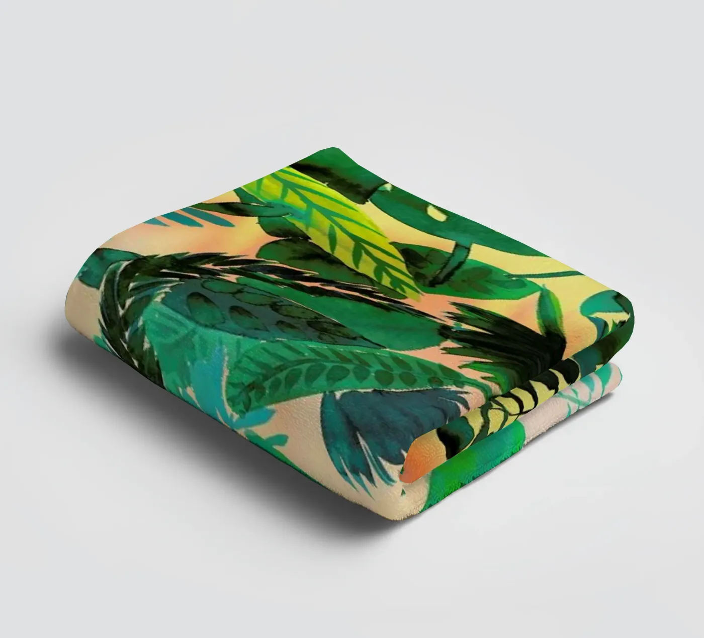 Jungle Leaf towel by Amy Sia