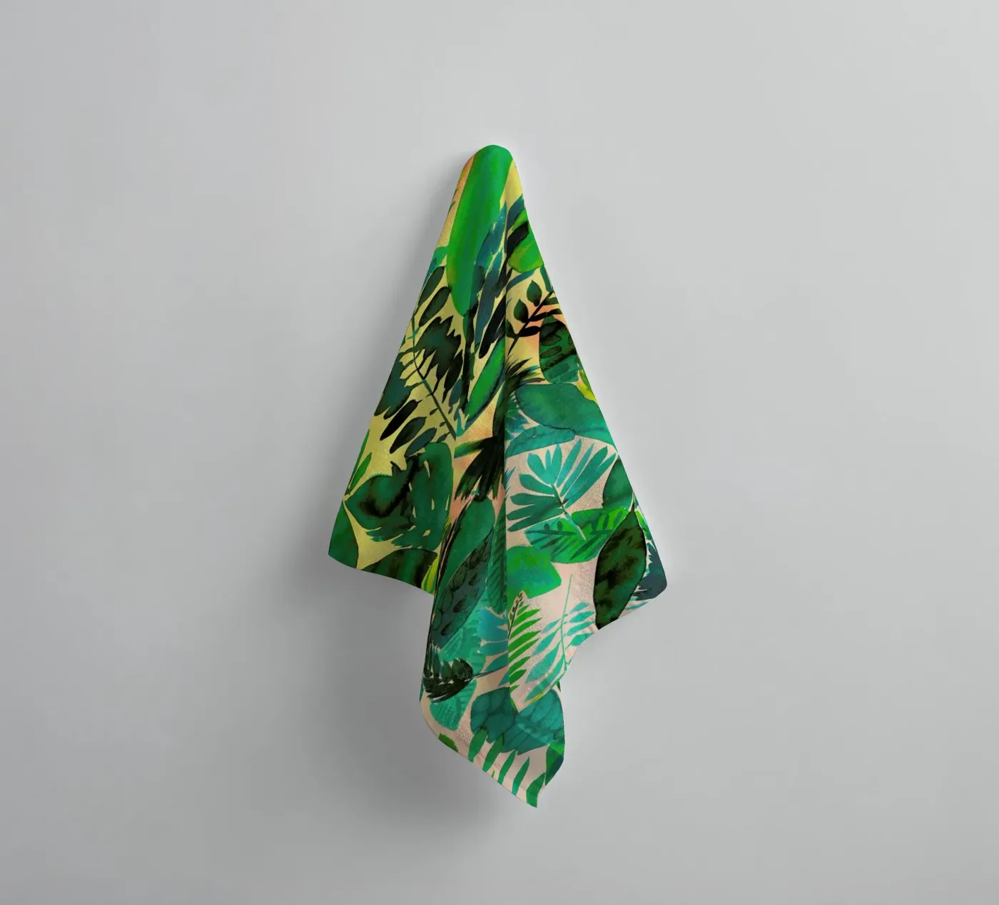 Jungle Leaf towel by Amy Sia