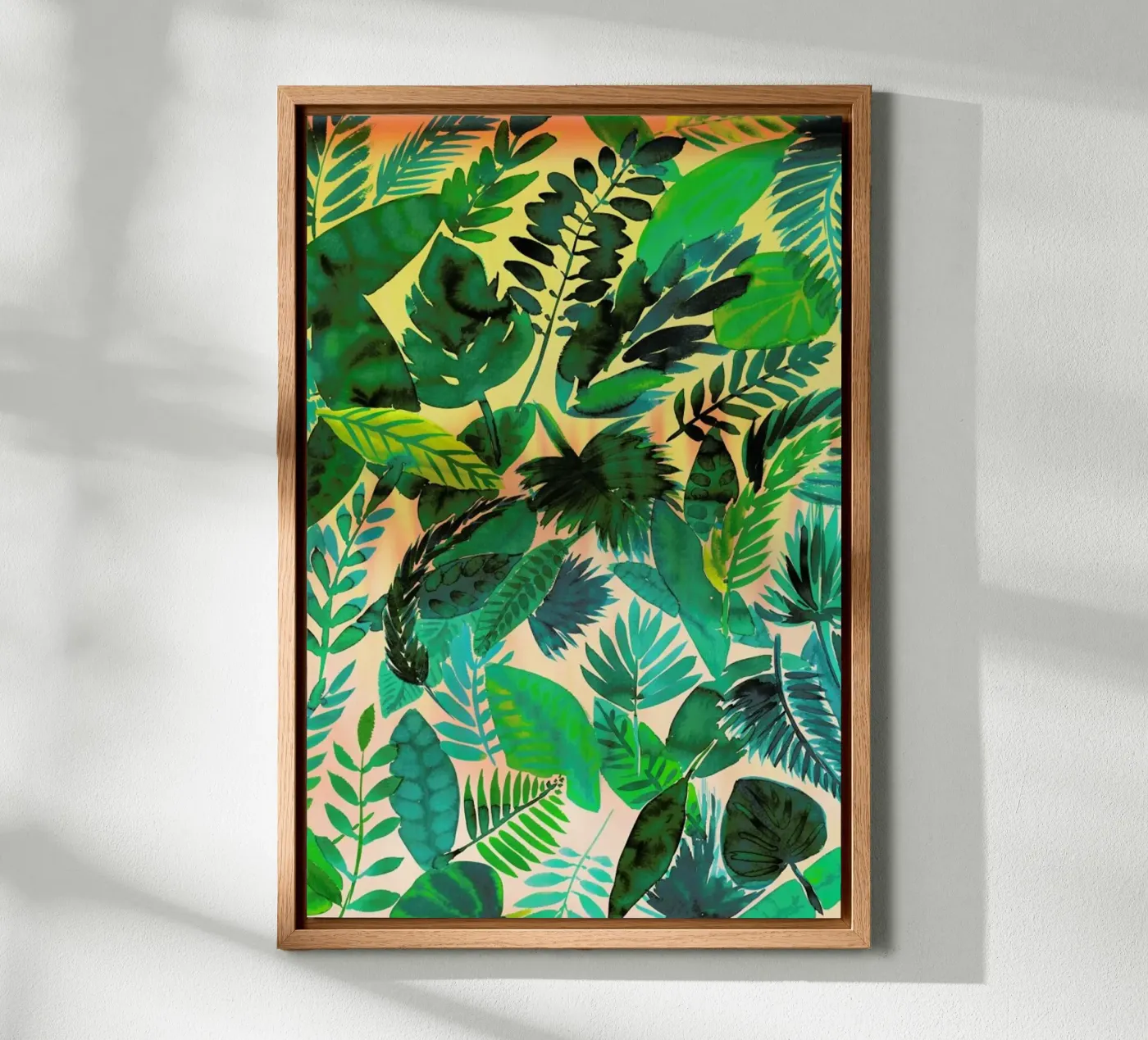 Jungle Leaf tela da Amy Sia