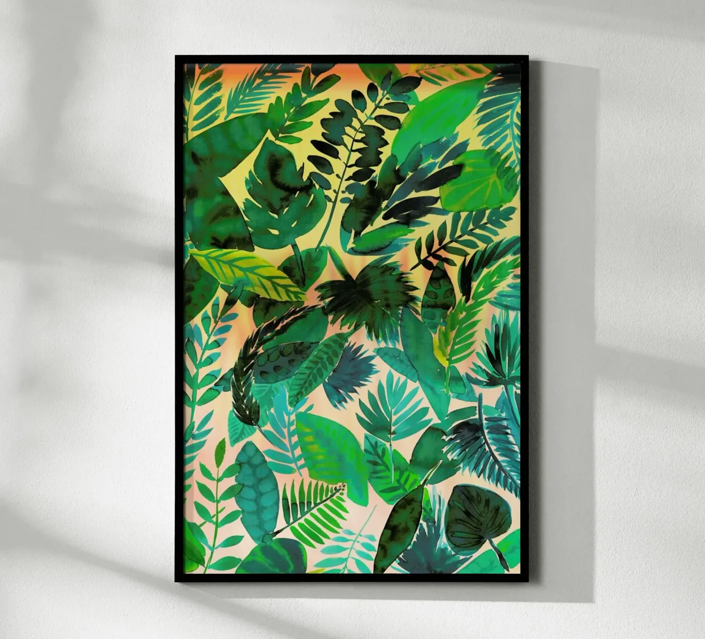 Jungle Leaf poster van Amy Sia