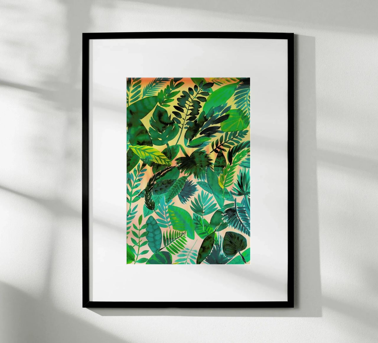 Jungle Leaf poster by Amy Sia