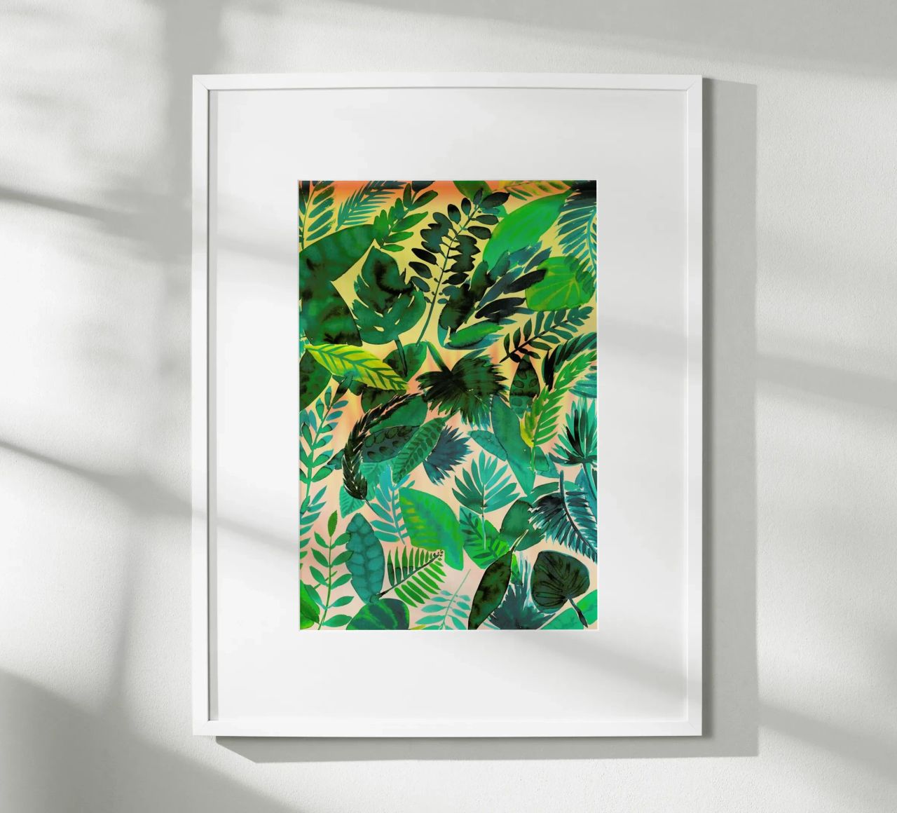 Jungle Leaf poster by Amy Sia