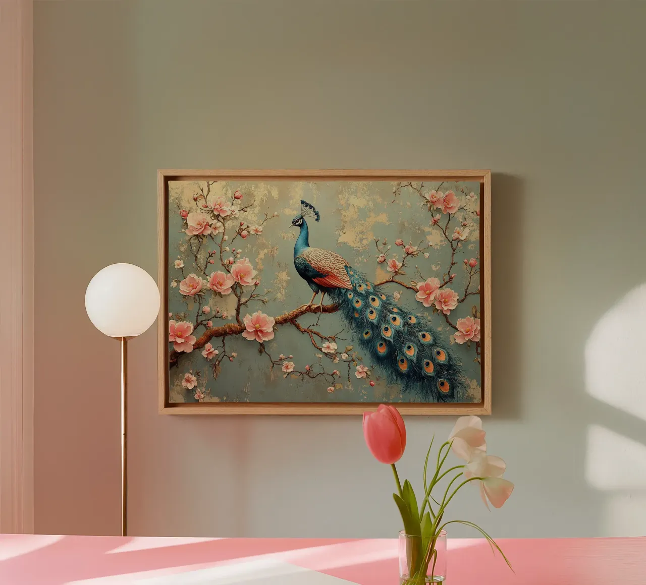 William Morris Pfau canvas van Botanical Art Studio