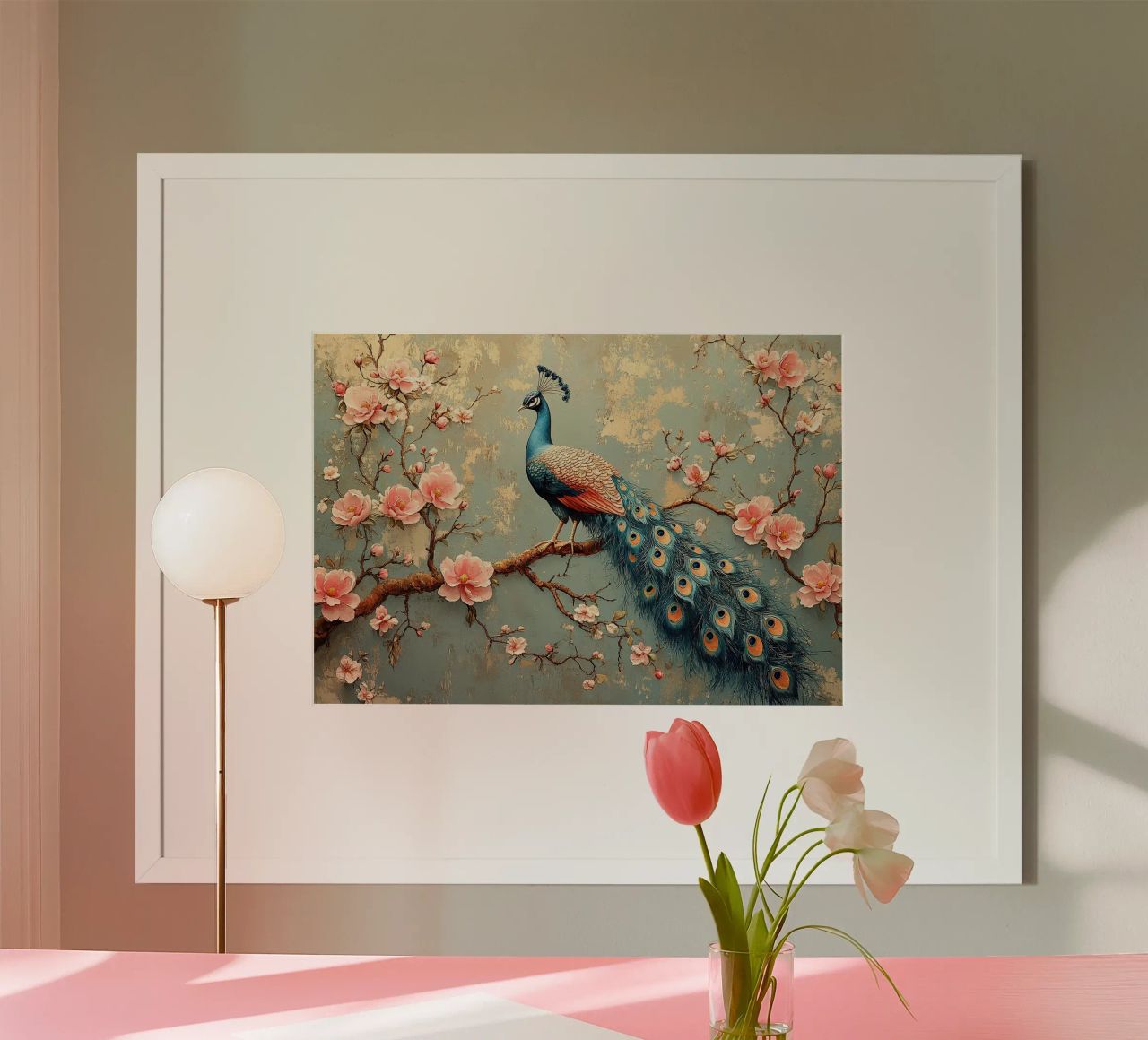 William Morris Pfau poster by Botanical Art Studio