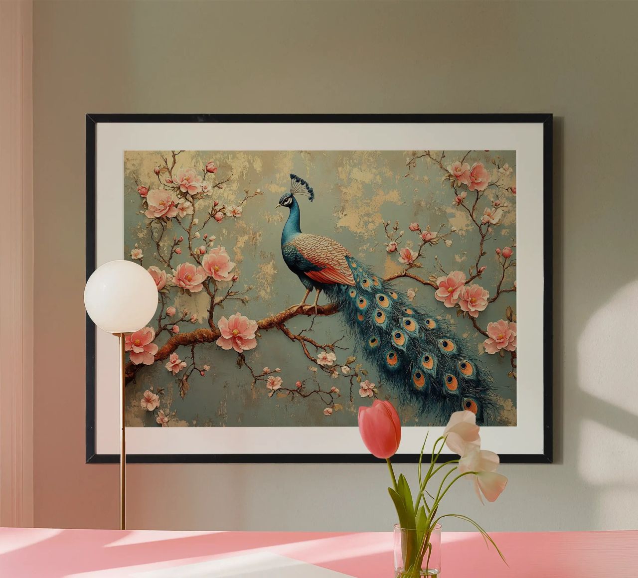 William Morris Pfau poster by Botanical Art Studio
