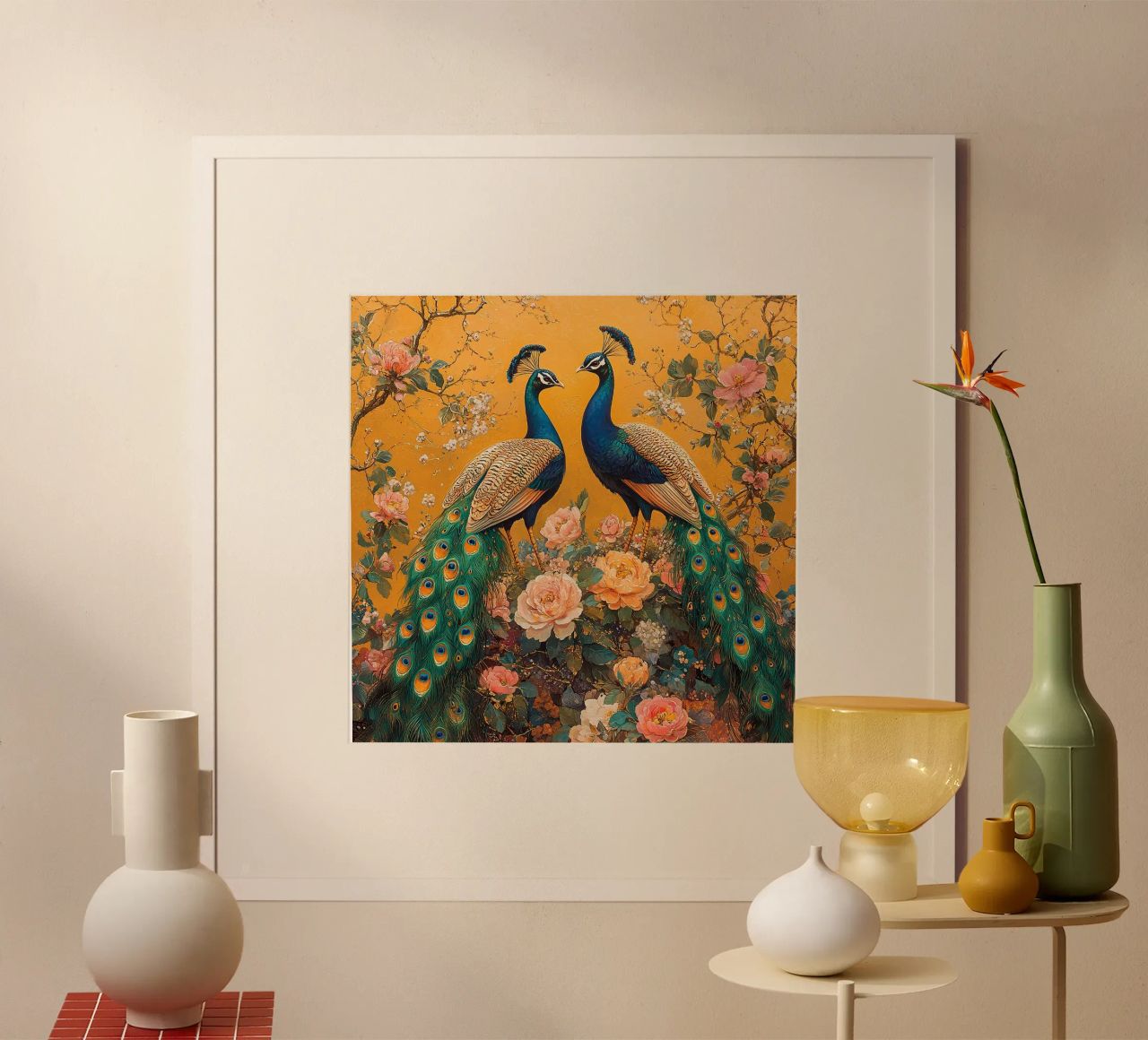 William Morris Pfau poster by Botanical Art Studio