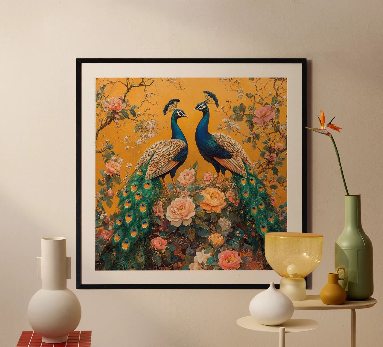 William Morris Pfau poster by Botanical Art Studio