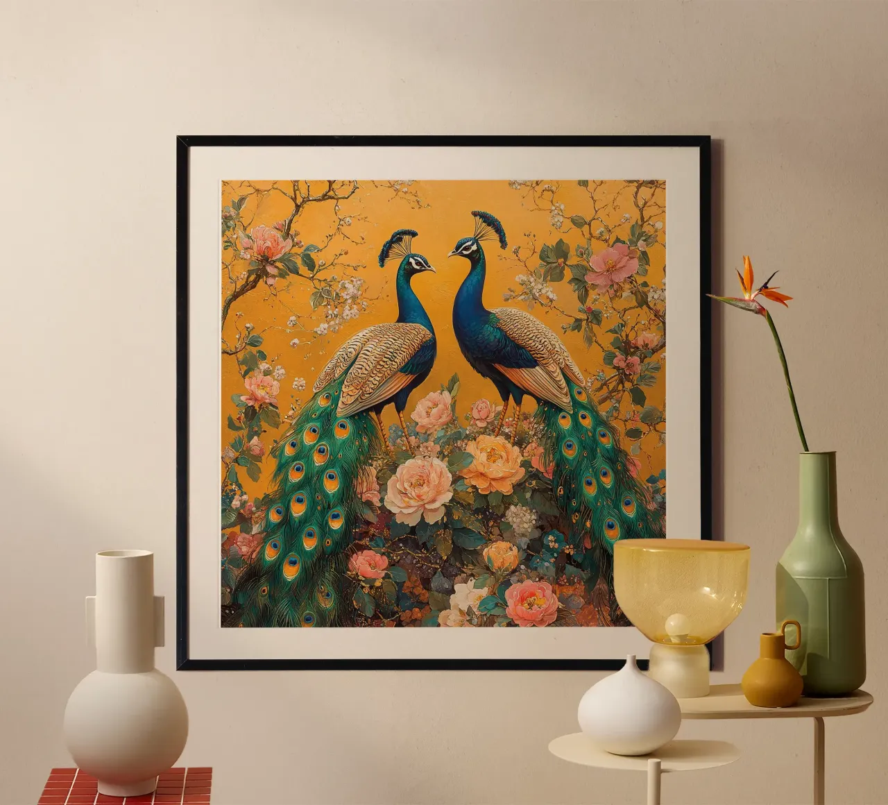 William Morris Pfau poster by Botanical Art Studio