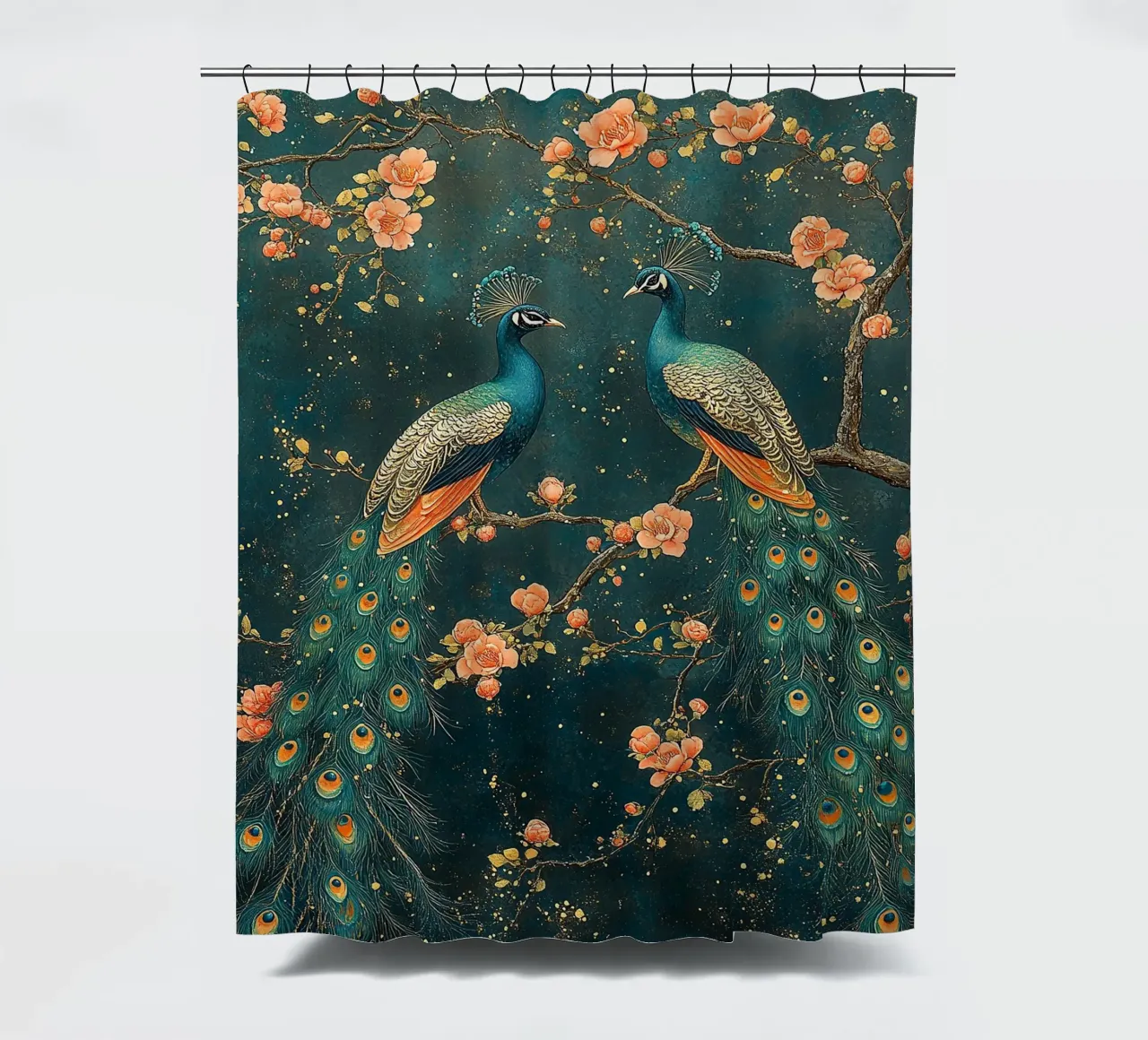 William Morris Pfau tenda da doccia da Botanical Art Studio