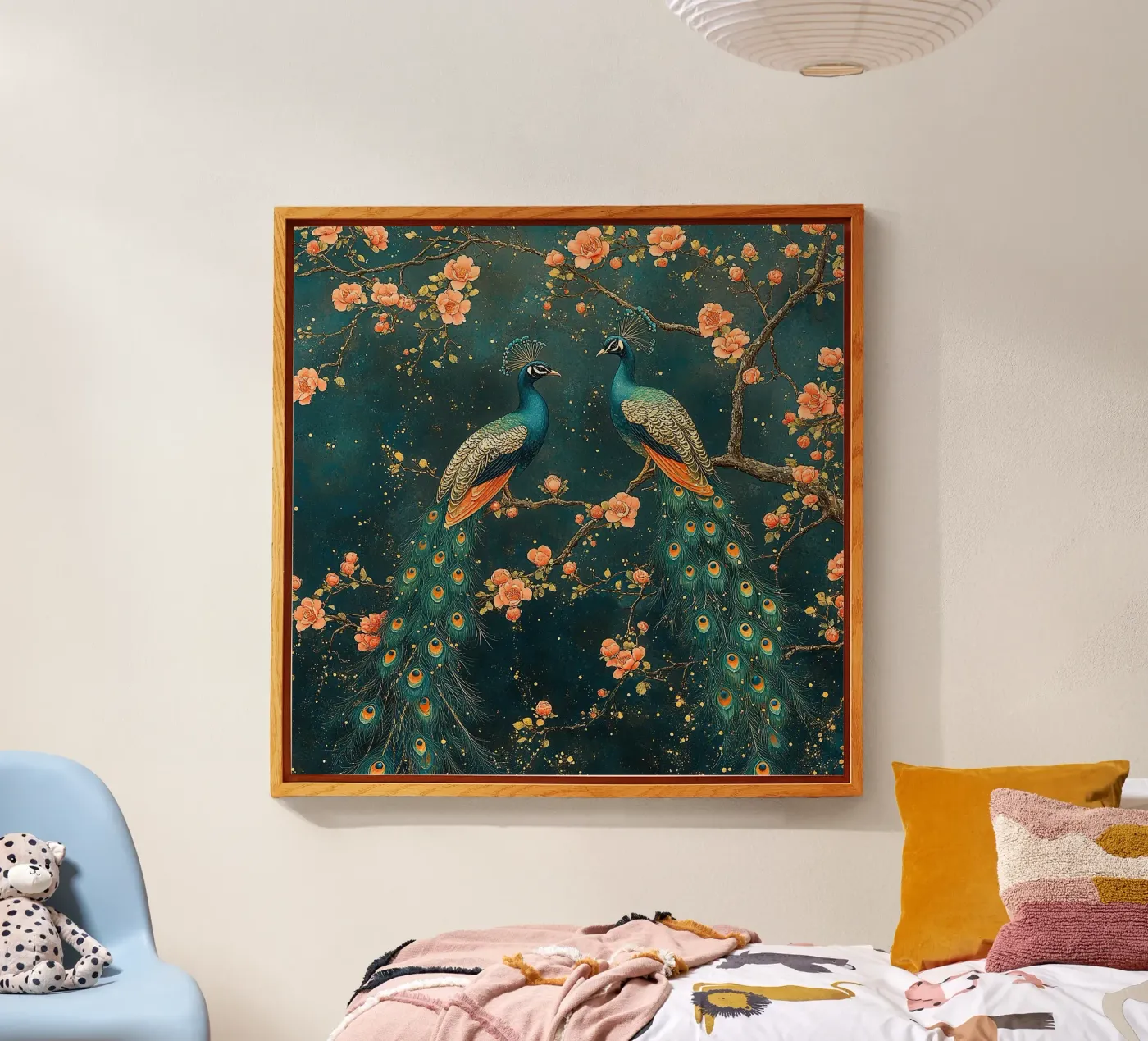 William Morris Paon plexiglas de Botanical Art Studio