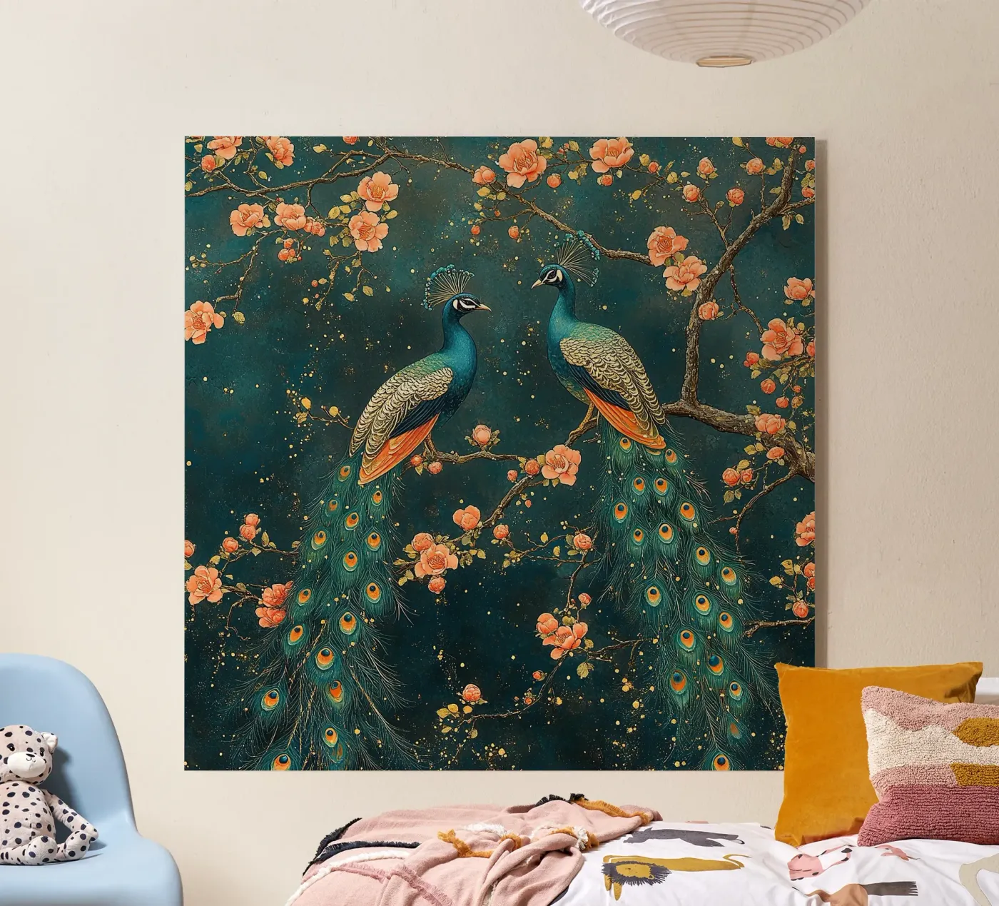William Morris Paon plexiglas de Botanical Art Studio