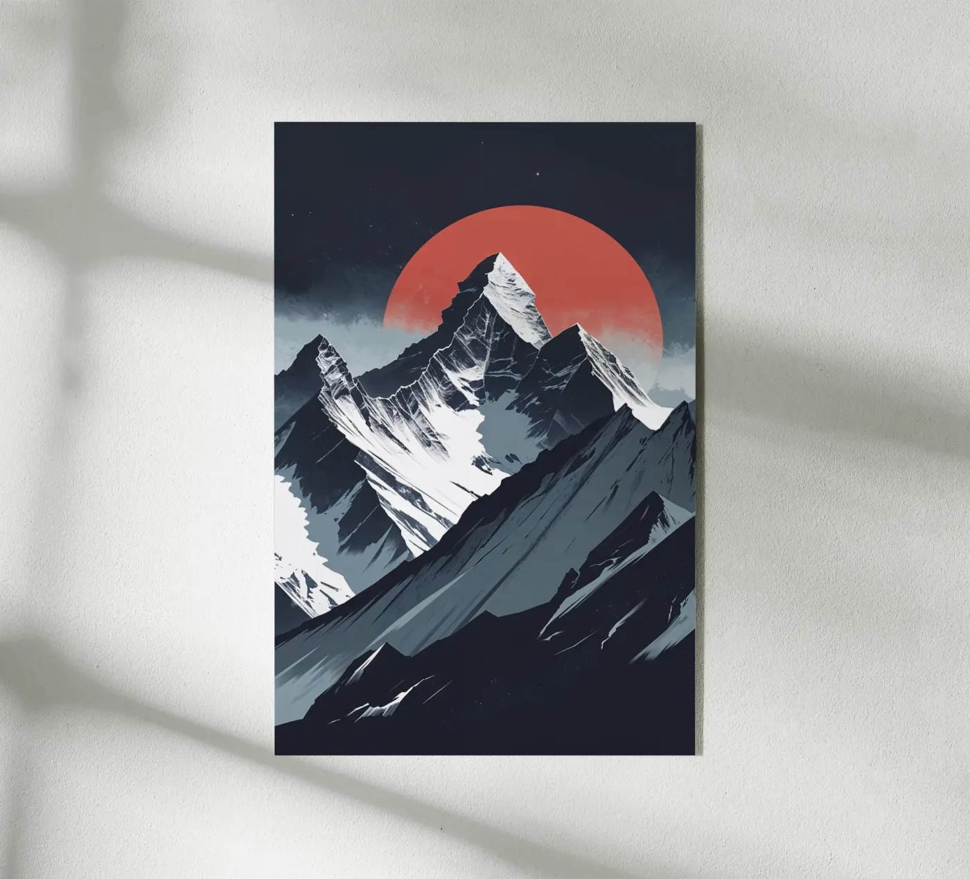 K2 Abstract Poster with Celestial Charm plexiglass da AlbertKlee