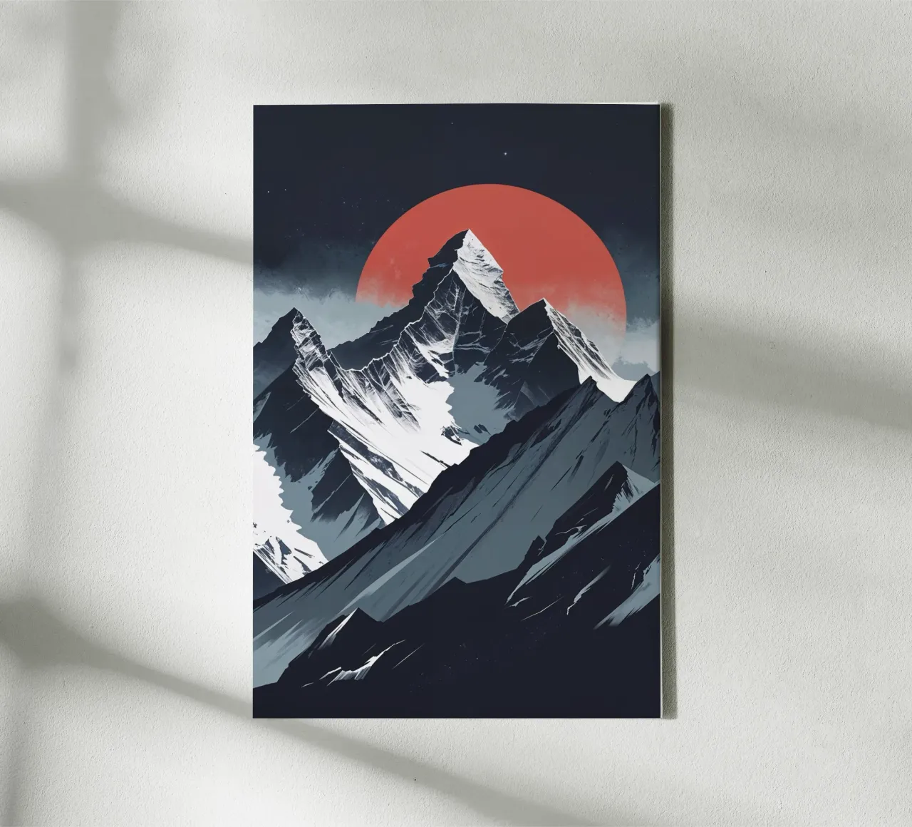 K2 Abstract Poster with Celestial Charm tela da AlbertKlee