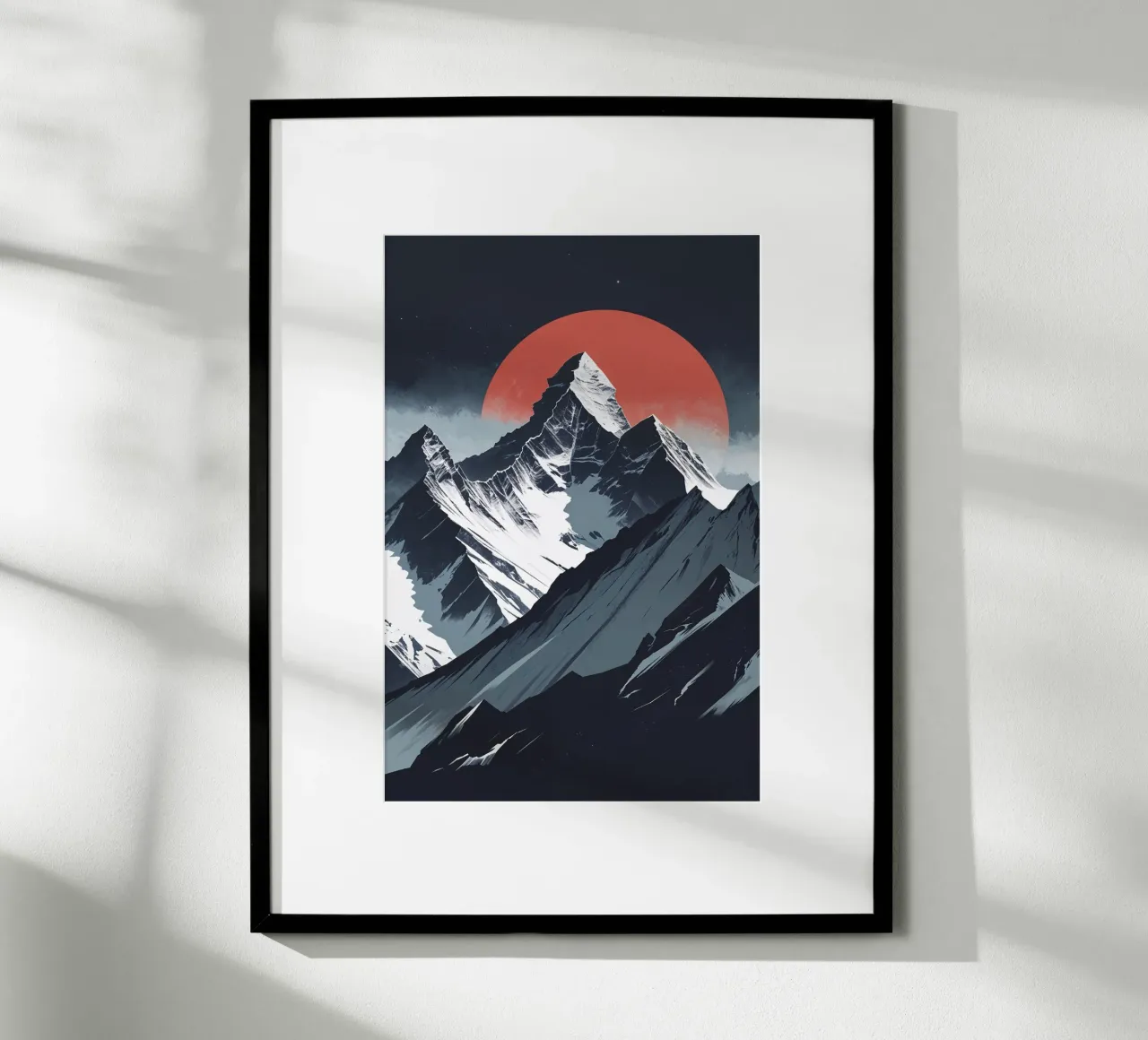 K2 Abstract Poster with Celestial Charm carta hahnemühle da AlbertKlee