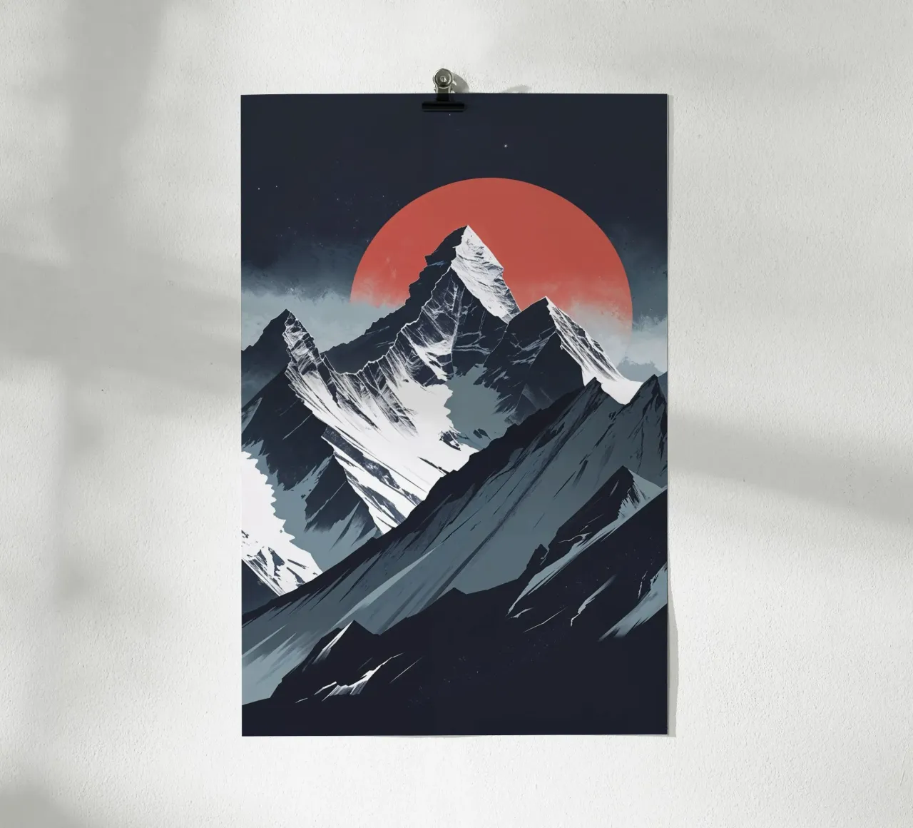 K2 Abstract Poster with Celestial Charm carta hahnemühle da AlbertKlee