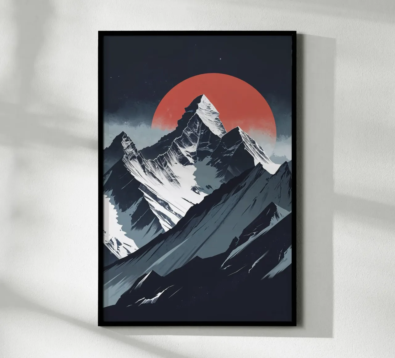 K2 Abstract Poster with Celestial Charm carta hahnemühle da AlbertKlee