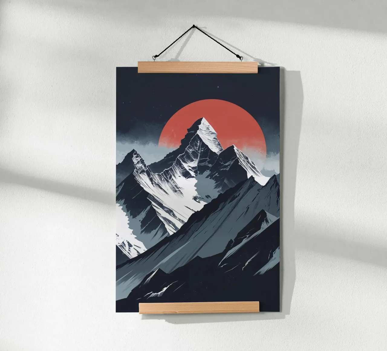 K2 Abstract Poster with Celestial Charm carta hahnemühle da AlbertKlee