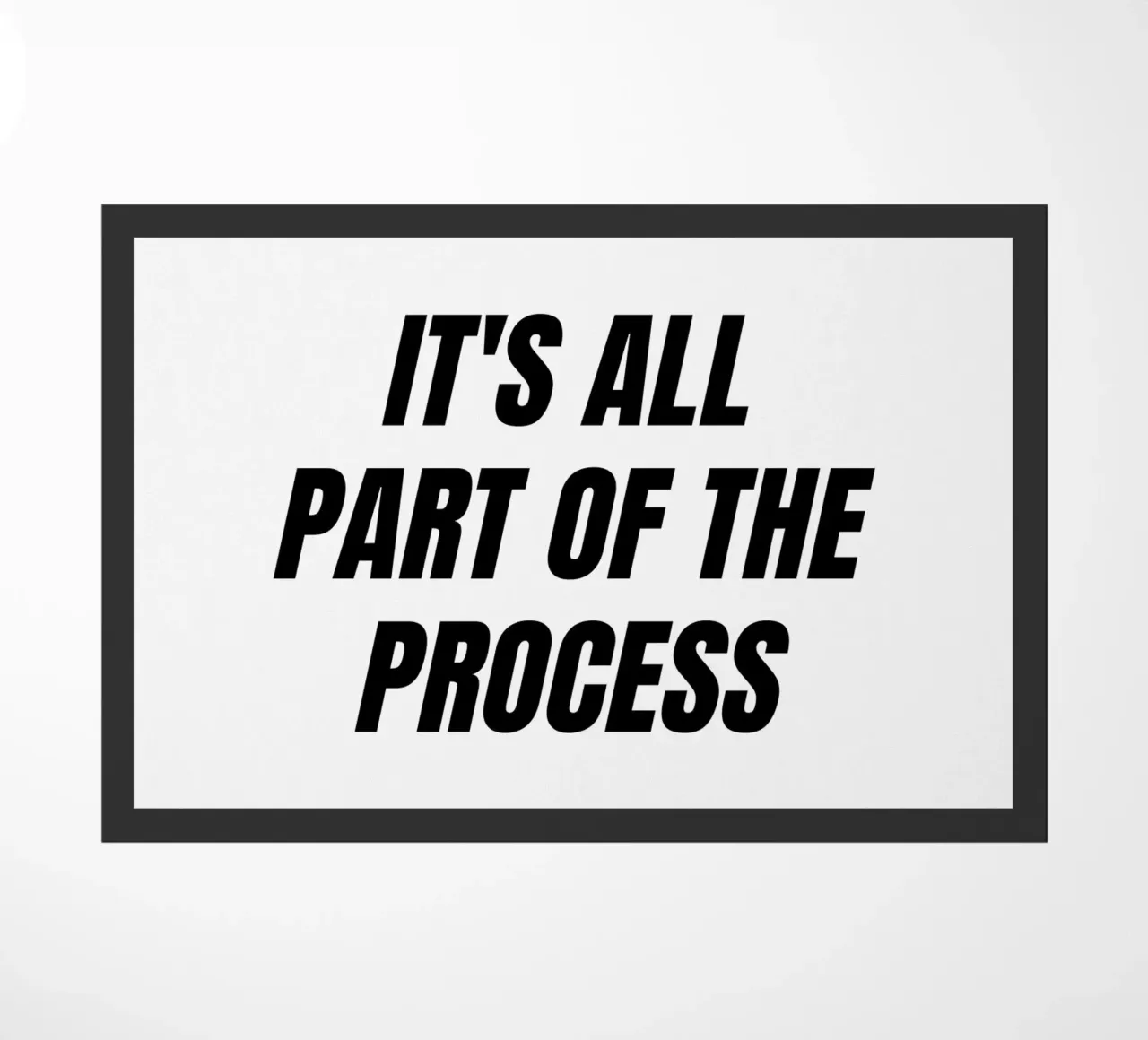 Todo forma parte de la cita del proceso felpudo de Paigaam Studio