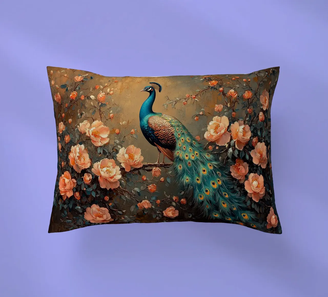 William Morris decorative cushion by Botanical Art Studio