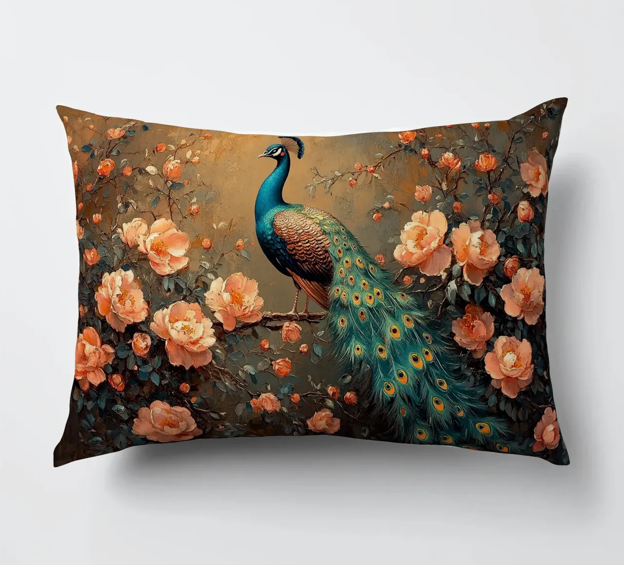William Morris decorative cushion by Botanical Art Studio