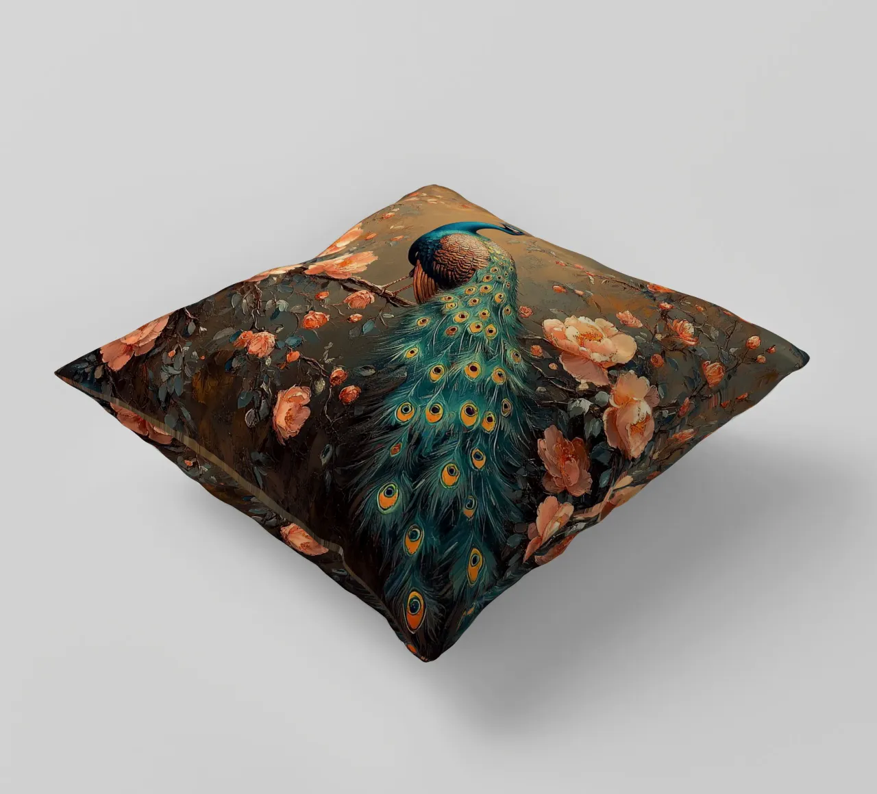 William Morris decorative cushion by Botanical Art Studio