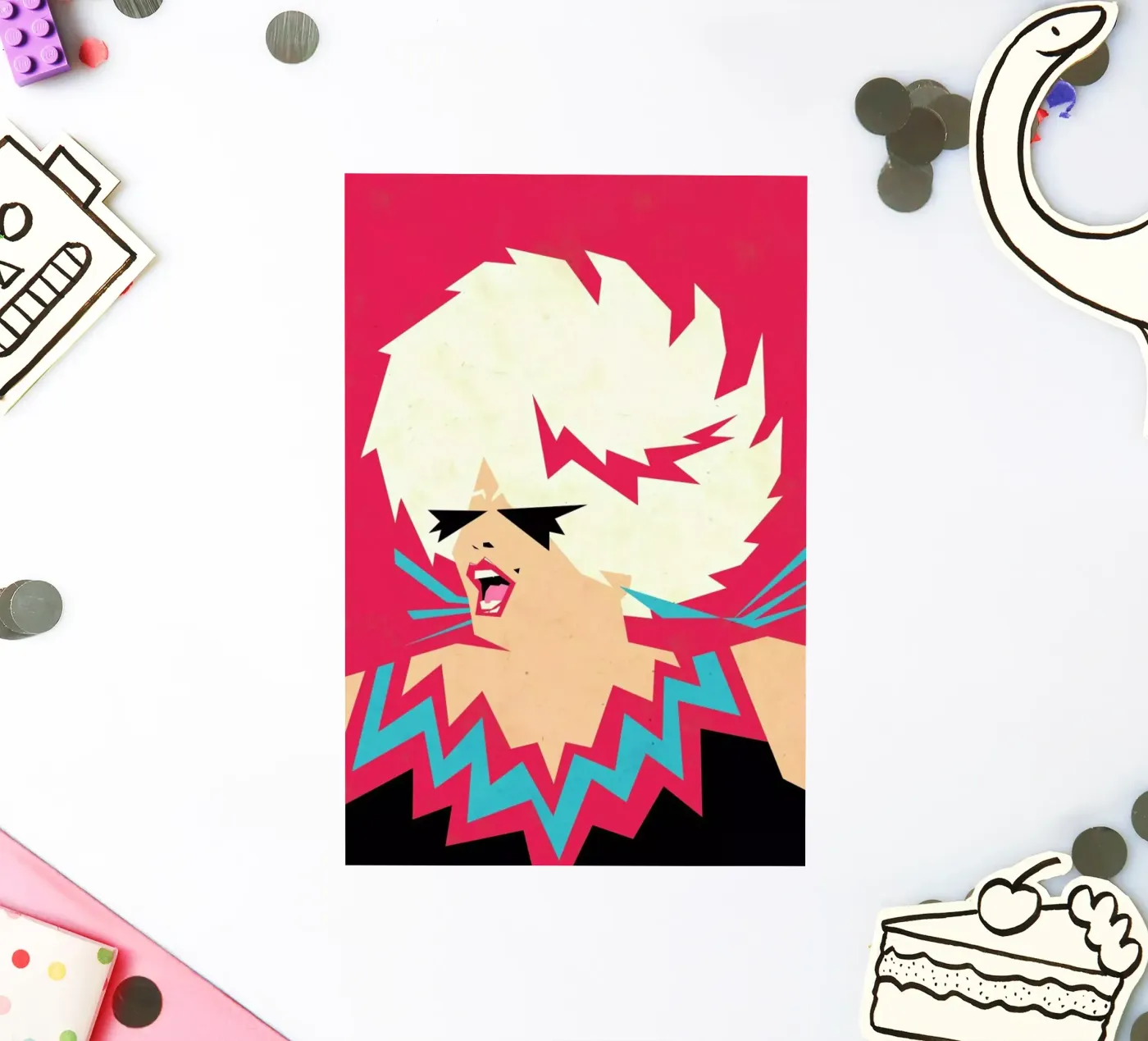 Divine sticker by Yetiland