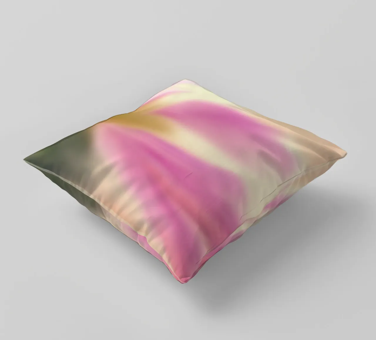 Fiore rosa sfocato, simile all'acquerello cuscino da Something for you