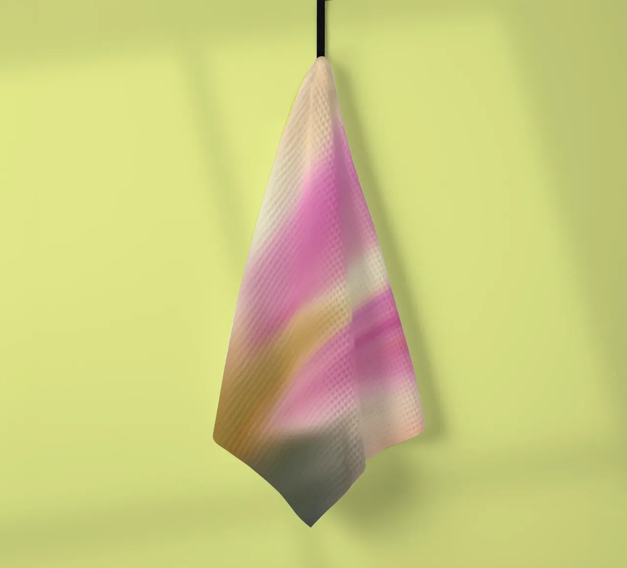 Fiore rosa sfocato, simile all'acquerello canovaccio da cucina da Something for you