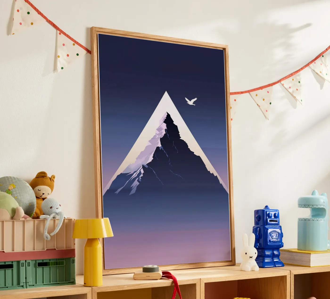 K2 in Triangular Reflection plexiglas de AlbertKlee