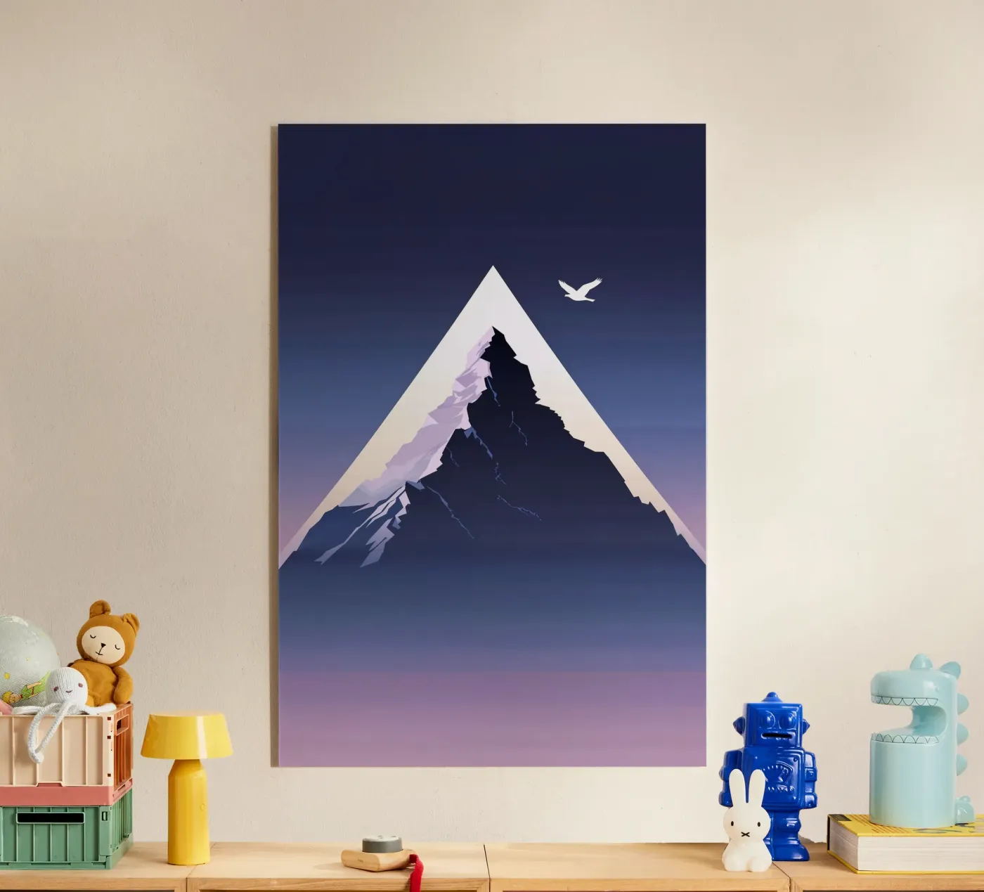 K2 in Triangular Reflection plexiglas de AlbertKlee