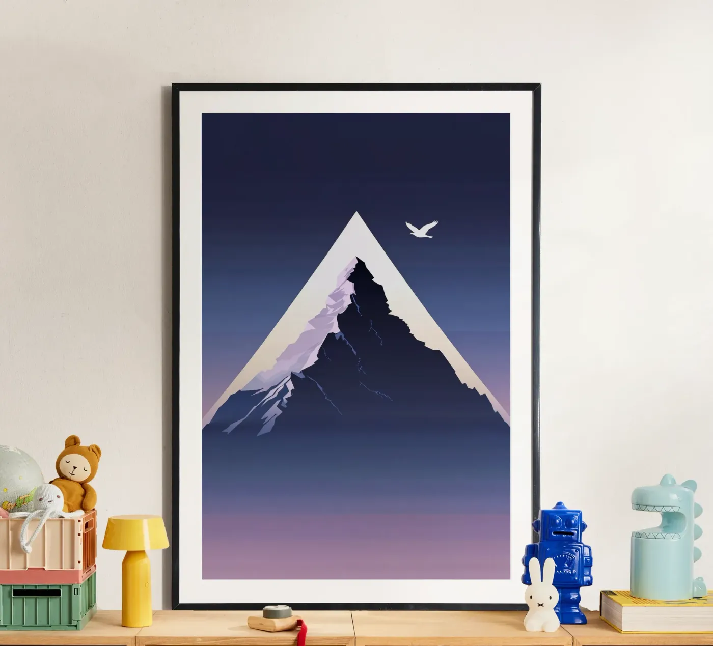 K2 in Triangular Reflection poster de AlbertKlee