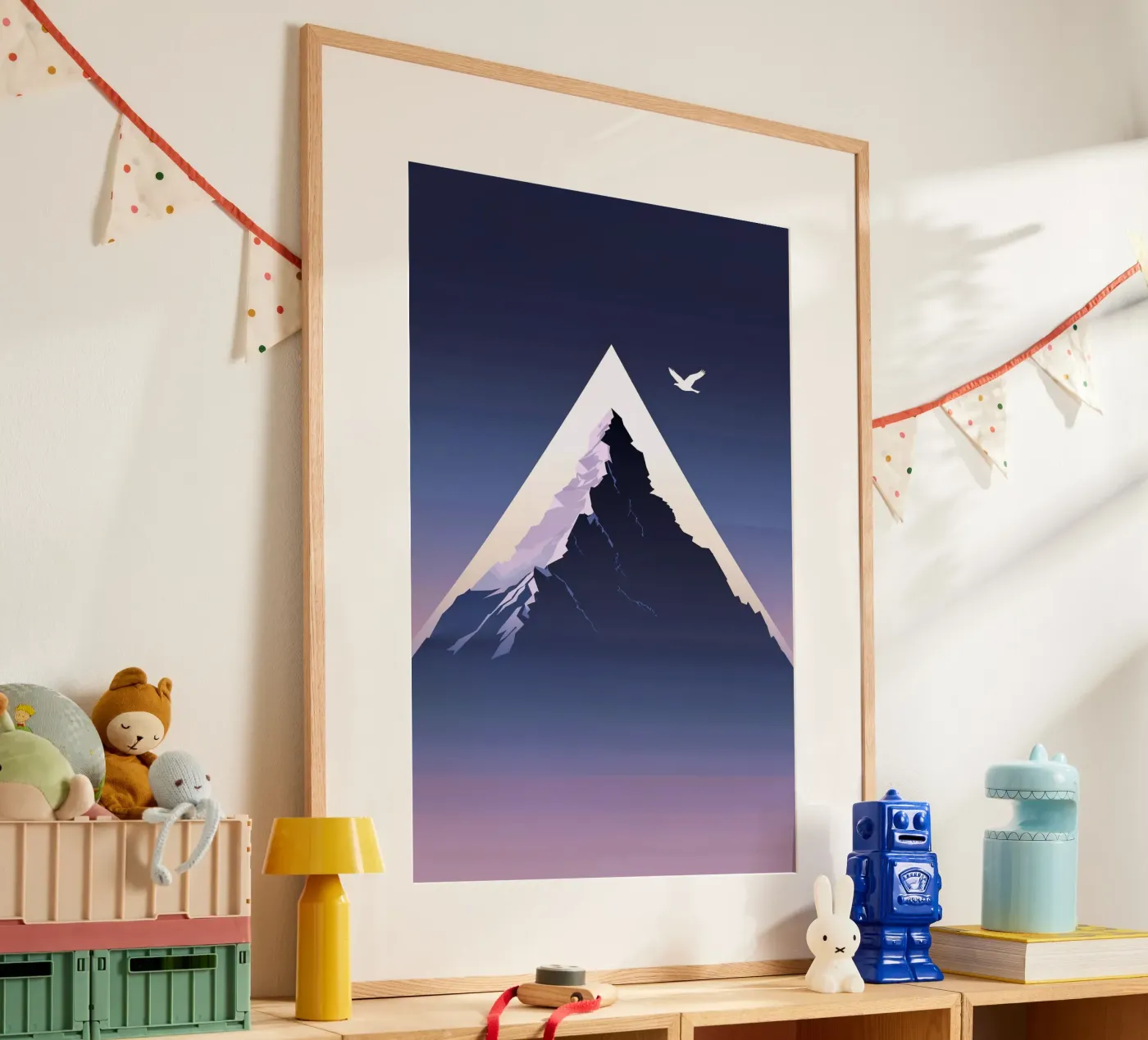 K2 in Triangular Reflection poster de AlbertKlee