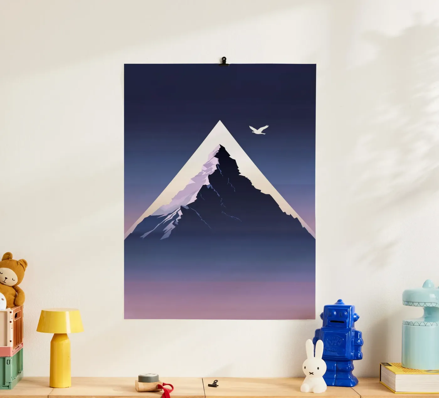 K2 in Triangular Reflection poster de AlbertKlee