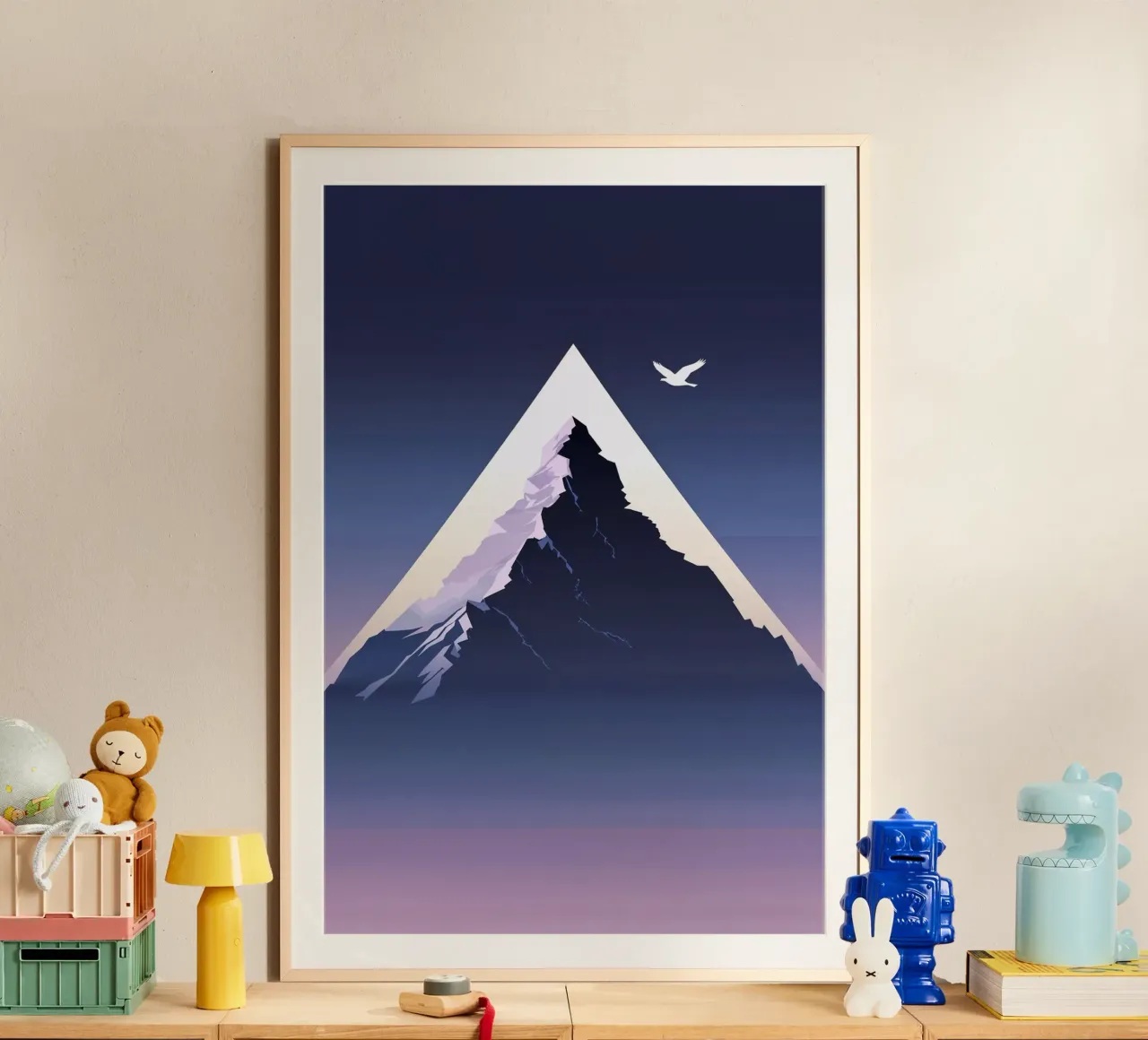 K2 in Triangular Reflection poster de AlbertKlee