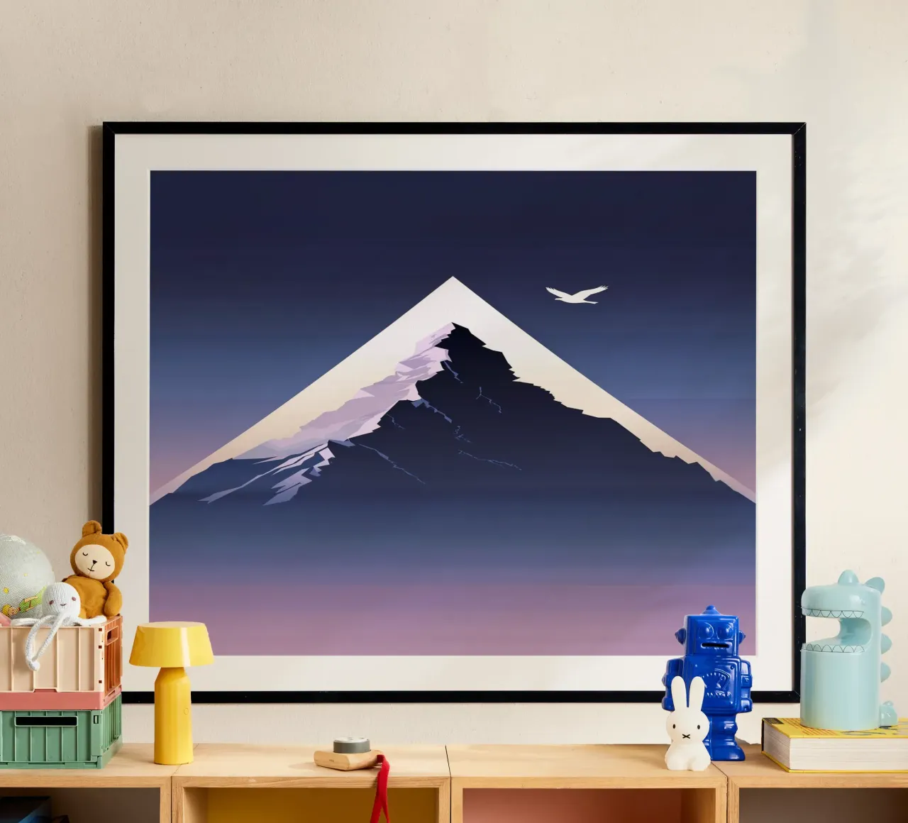 K2 in Triangular Reflection poster de AlbertKlee