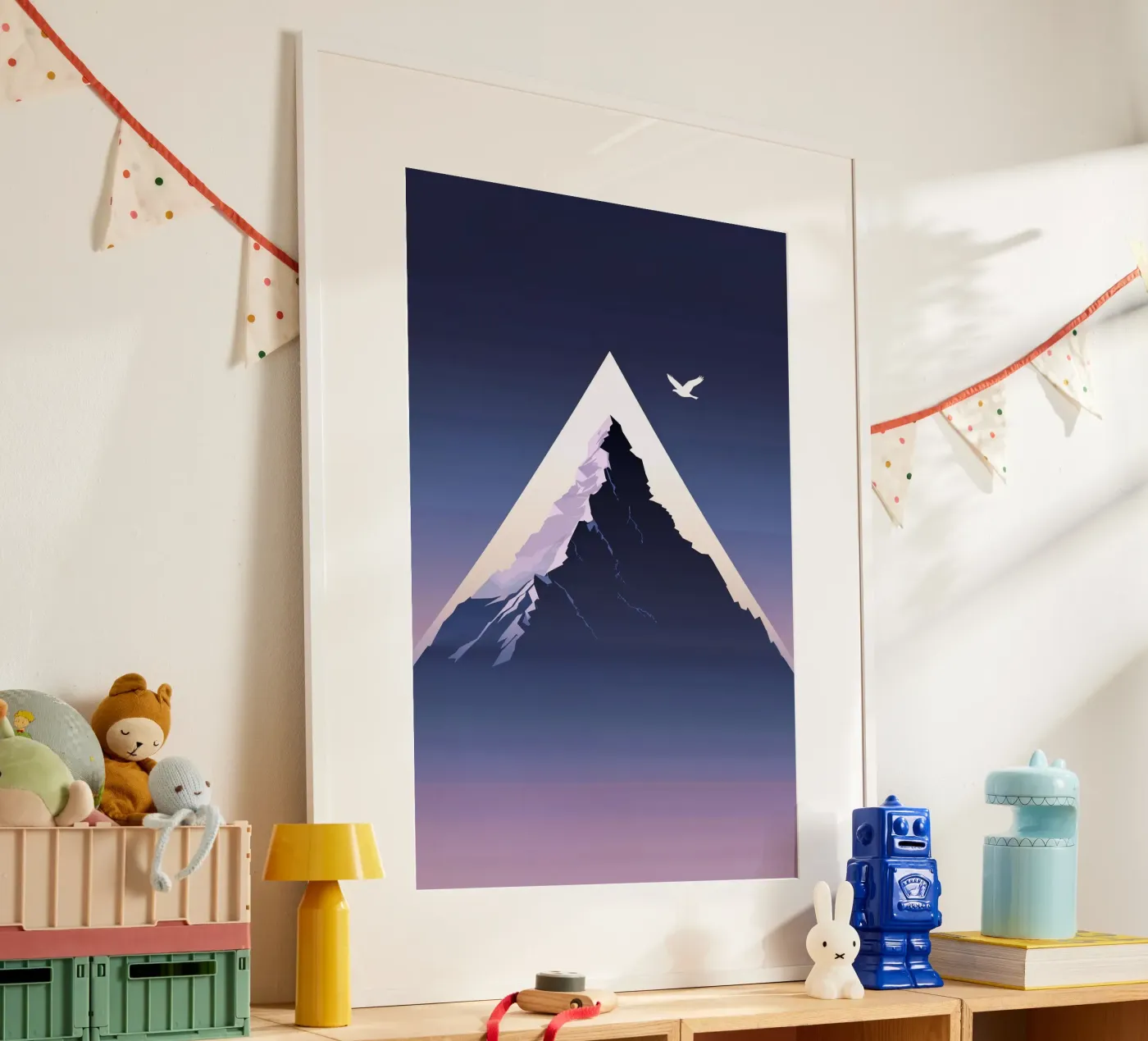 K2 in Triangular Reflection poster de AlbertKlee