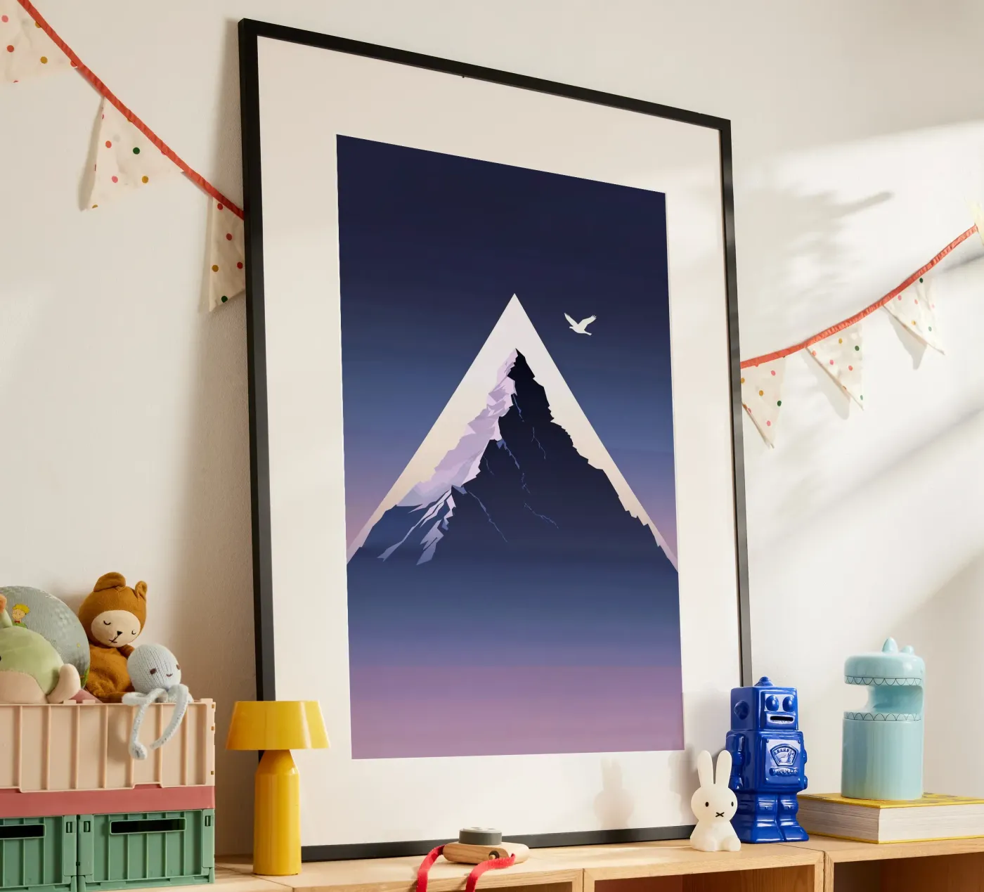 K2 in Triangular Reflection poster de AlbertKlee