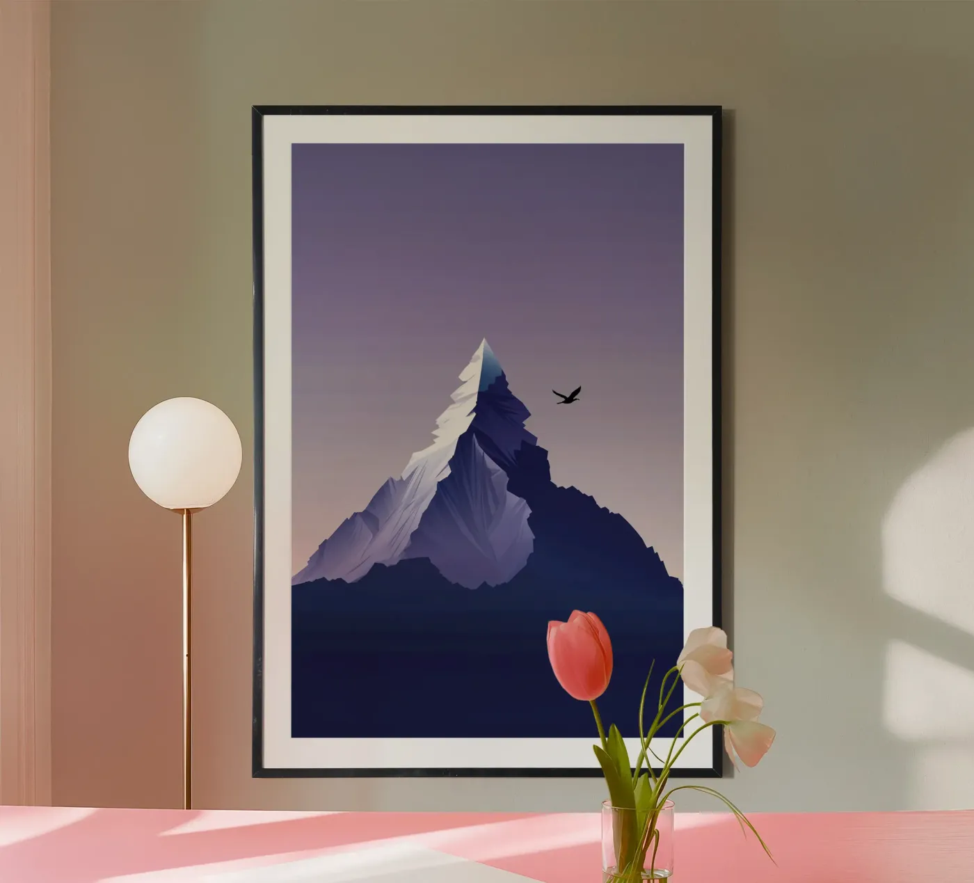 Solitude at K2 Summit poster by AlbertKlee