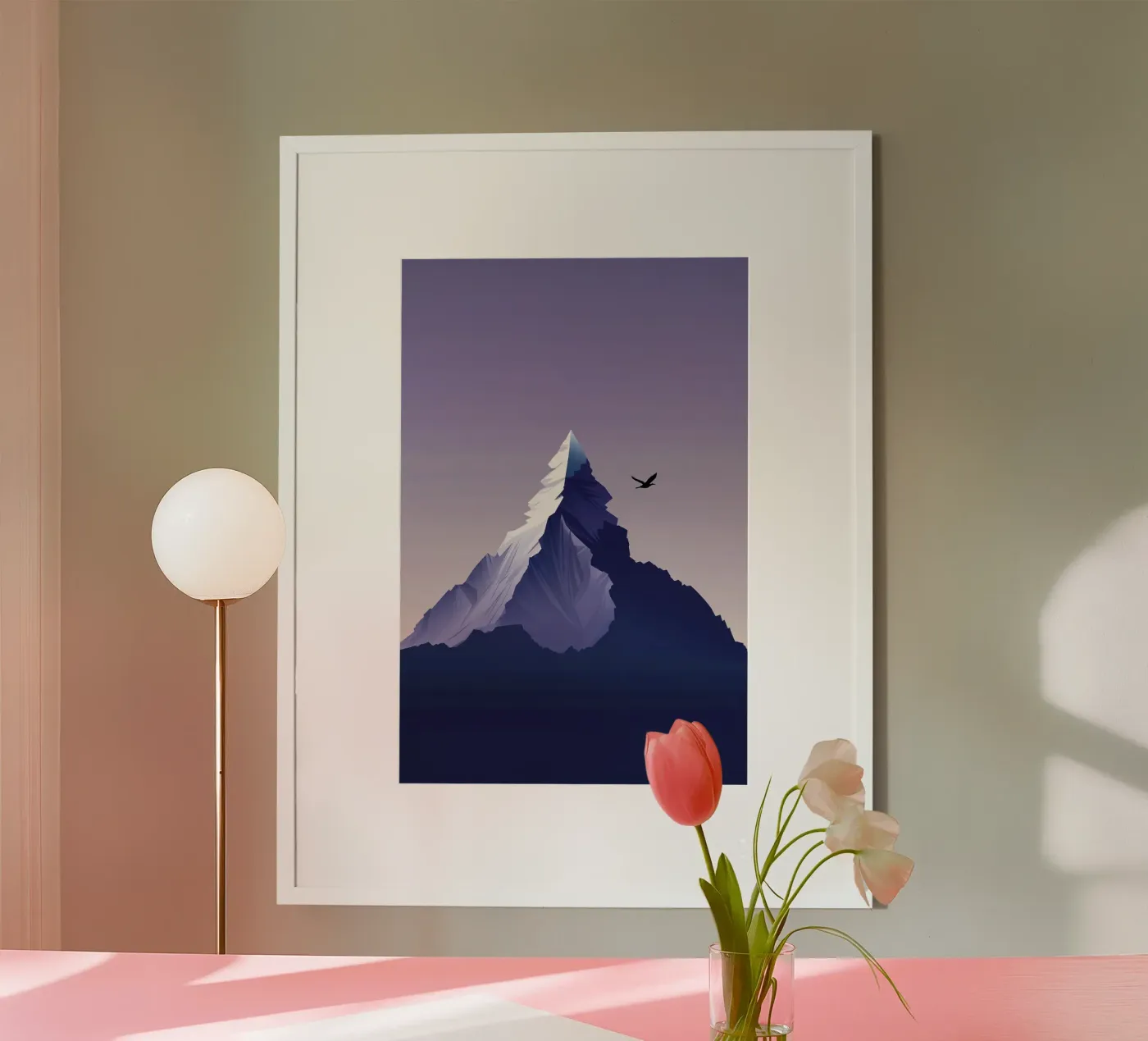 Solitude at K2 Summit poster by AlbertKlee