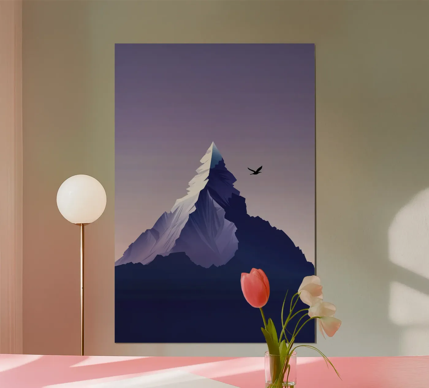 Solitude at K2 Summit poster by AlbertKlee