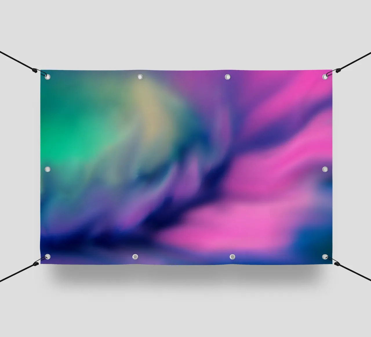 Fiore colorato sfocato, simile all'acquerello telo in pvc da Something for you