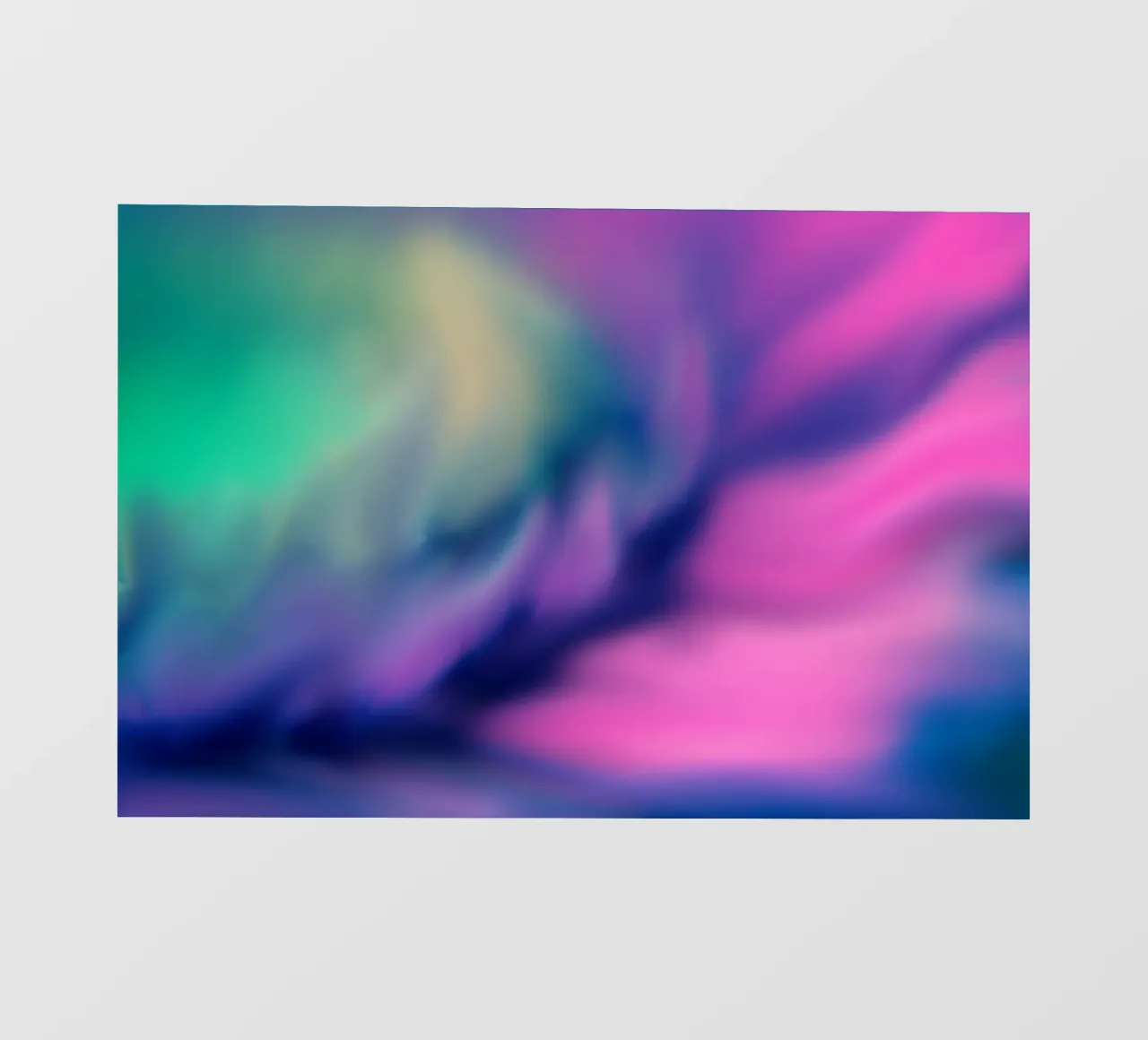 Fiore colorato sfocato, simile all'acquerello telo in pvc da Something for you
