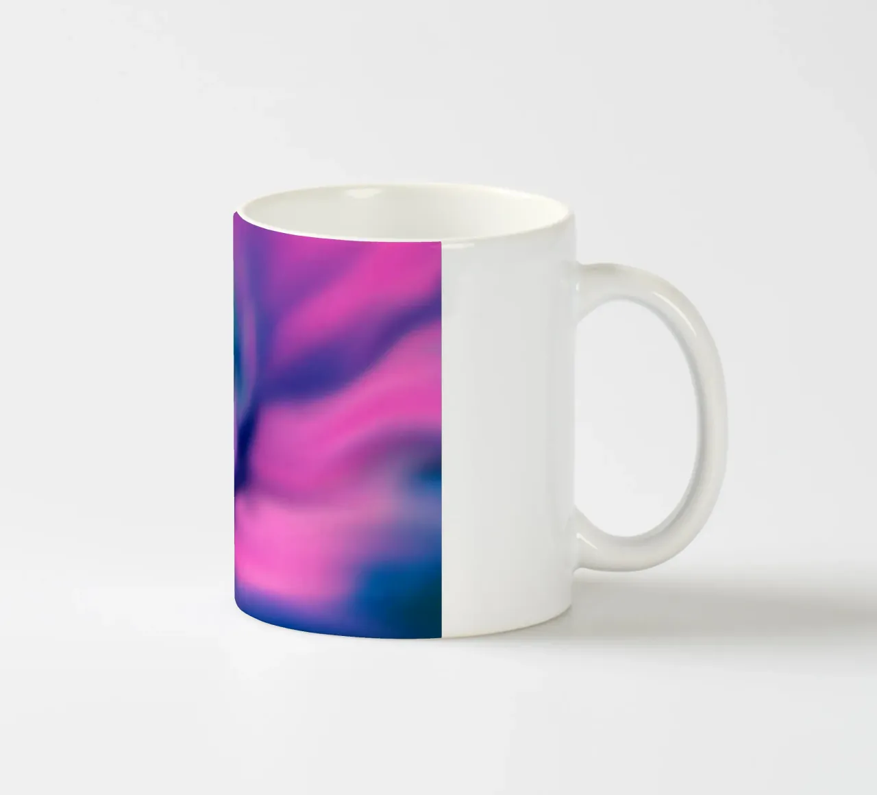 Fiore colorato sfocato, simile all'acquerello tazza in ceramica da Something for you