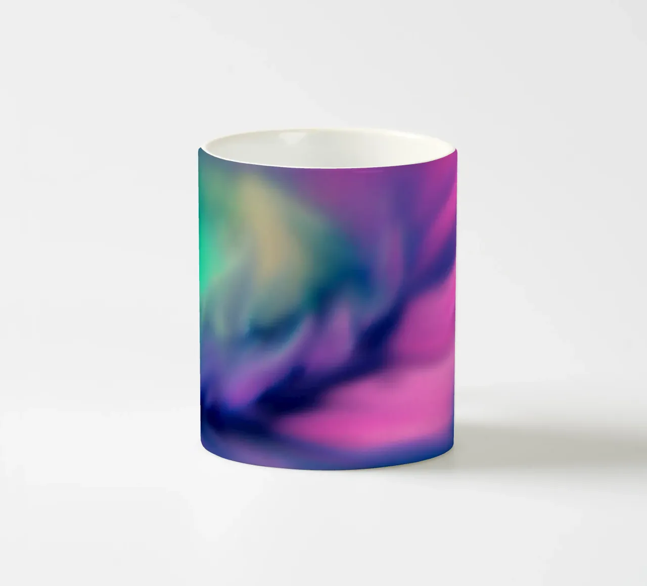 Fiore colorato sfocato, simile all'acquerello tazza in ceramica da Something for you