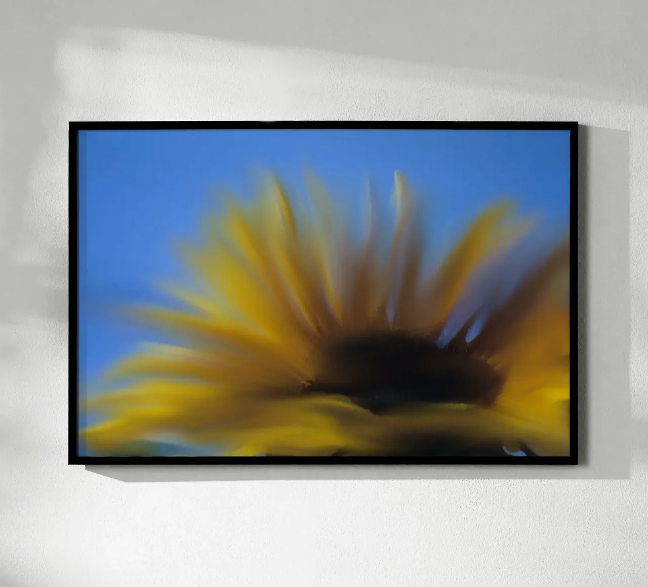 Girasole sfocato, simile all'acquerello carta hahnemühle da Something for you